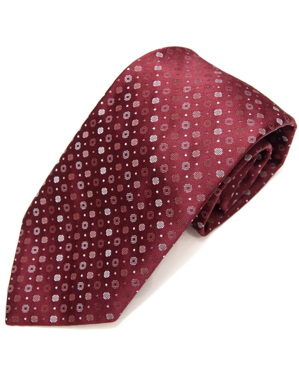 Don Loper Vintage Retro Burgundy 60's 70's Polyester Necktie Neck Tie